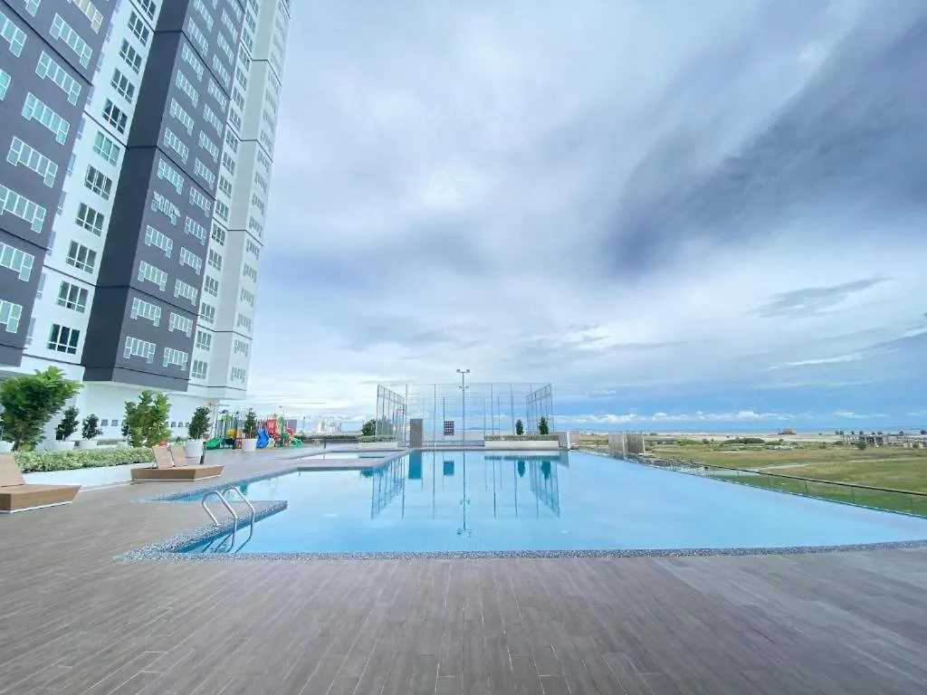 Amber Cove -Sunset Bliss Retreat Sea/Cityview By Luxpro Malacca Apartmán